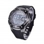 Спортен часовник Tawurs черен хронометър аларма нов сиво, снимка 2