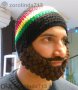 Мъжка шапка с брада, снимка 1 - Шапки - 12259853