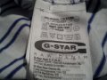 Нова тениска G-Star RAW Blue Cl Angeles Stripe Tee, оригинал., снимка 2