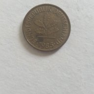 Монета 5 Немски Пфенига 1985г. / 1985 5 German Pfennig Coin KM# 107 J# 382 Schön# 105, снимка 2 - Нумизматика и бонистика - 15813586