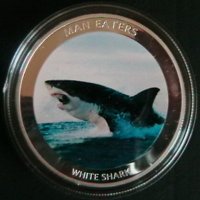 100 шилинга 2010(White shark), Уганда, снимка 1 - Нумизматика и бонистика - 25918361