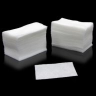 200 броя памучни листчета за почистване на маникюр, снимка 1 - Продукти за маникюр - 11093922