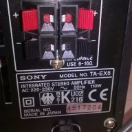 sony ta-ex5 amplifier-made in japan-внос швеицария, снимка 9 - Ресийвъри, усилватели, смесителни пултове - 12815299