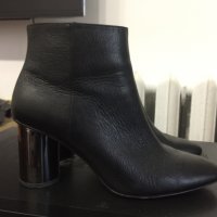 маркови кожени ботуши ZARA, снимка 1 - Дамски ботуши - 23964869