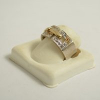 златен пръстен 43561-3, снимка 2 - Пръстени - 23694740