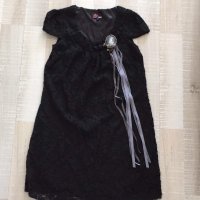 Къса черна рокля,р-р S, снимка 1 - Рокли - 23863052