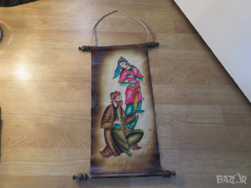 картина Красотата на любовта - рисувана върху ест.кожа. , снимка 1