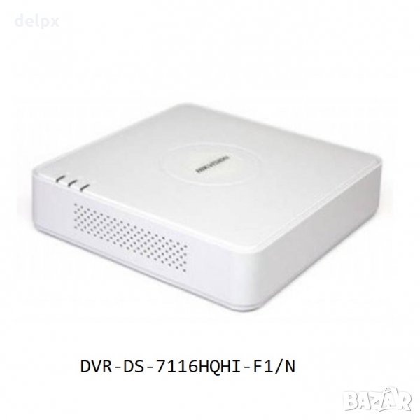 Записващо устройство DVR-DS-7116HQHI-F1/N за 16 камери 400/25 кадъра LAN, снимка 1