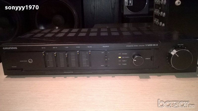 Grundig v4200 mk II stereo amplifier-внос швеицария, снимка 1