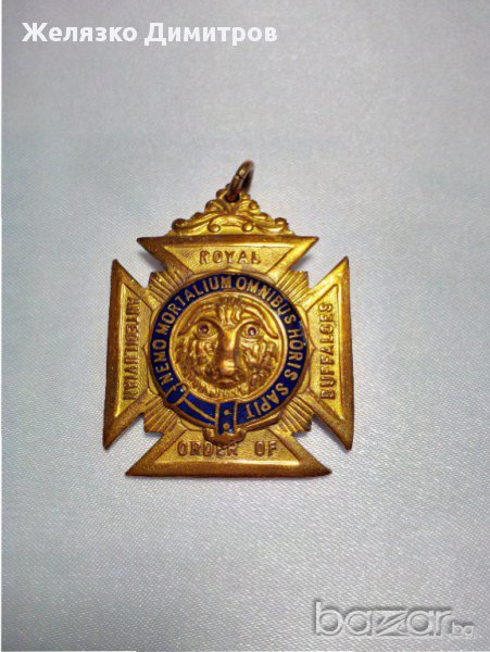 Медал Орден на Бизоните RAOB поименен, снимка 1