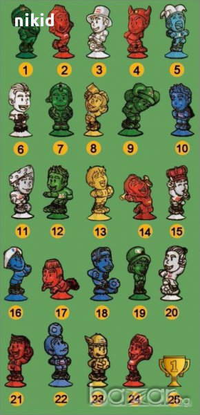 Stikeez 2015 2016 2017  EURO  стики стикита, снимка 1