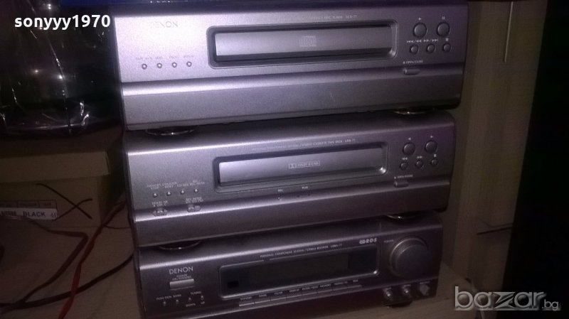 denon receiver/cd/deck-внос англия, снимка 1