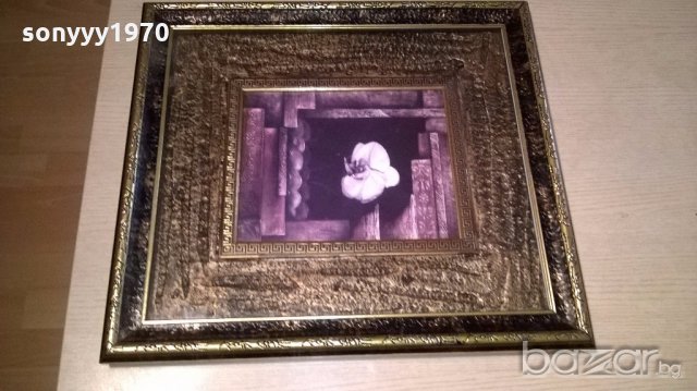 Красива картина-46х50см-внос швеицария, снимка 11 - Антикварни и старинни предмети - 18588782