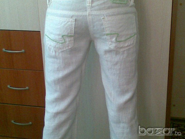 Дамски Ленен Панталон, снимка 3 - Панталони - 8123081