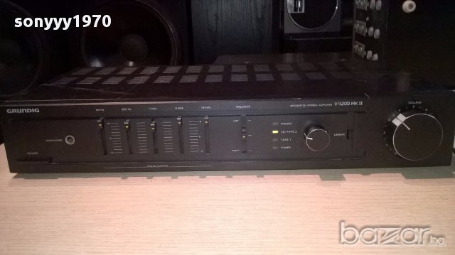 Grundig v4200 mk II stereo amplifier-внос швеицария, снимка 1 - Ресийвъри, усилватели, смесителни пултове - 14960249