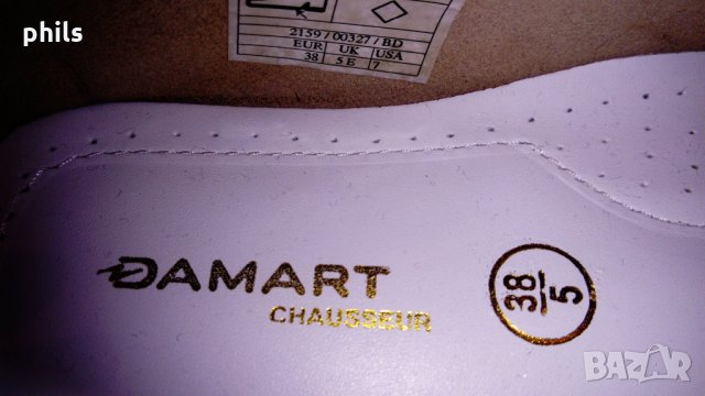 нови мокасини 38 Дамарт, снимка 6 - Дамски ежедневни обувки - 24846283