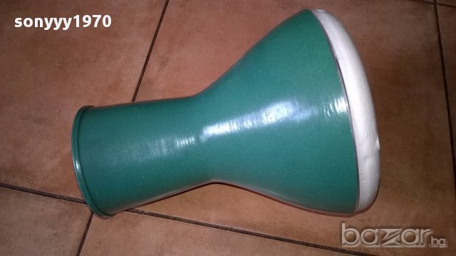 ГОЛЯМА ТУРБО Тарамбука-нова метална в зелено 40х25-сирия, снимка 2 - Ударни инструменти - 15695371