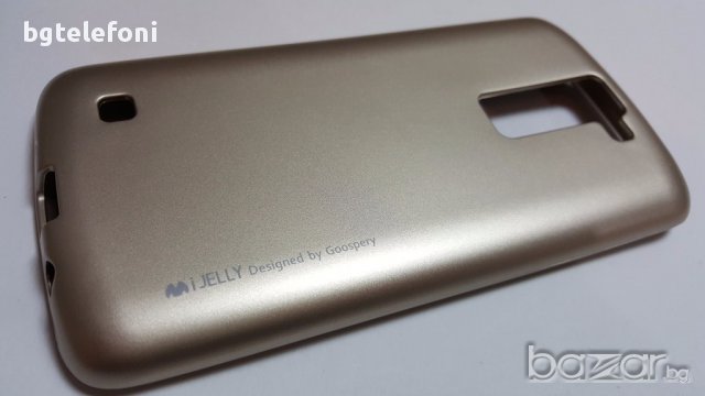 LG K8 луксозен силиконов гръб с метален отблясък i-jelly, снимка 11 - Калъфи, кейсове - 16195737