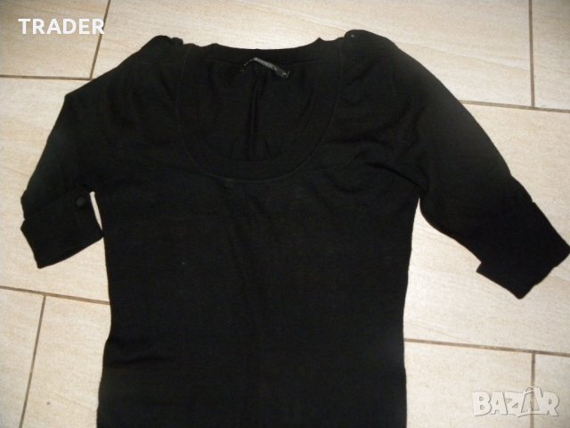 Дамска черна ластична рокля DANDARA, размер М, снимка 5 - Рокли - 23222418