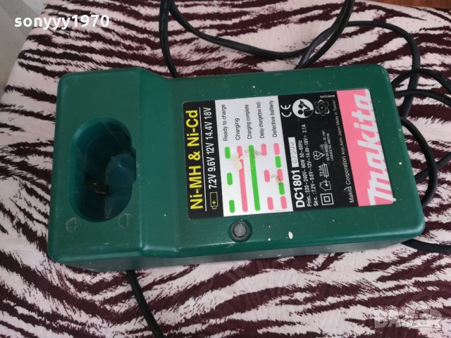 makita battery charger-до 18v-внос англия, снимка 4 - Винтоверти - 23628520