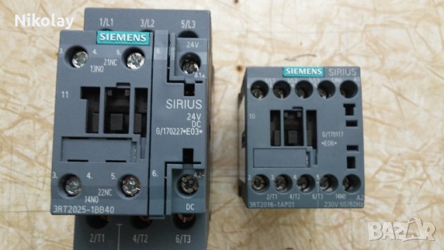 КОНТАКТОРИ SIEMENS 3RT1016-2BB42 , MOELLER DIL R22, DIL M9, M7, 00M-10...., снимка 2 - Друга електроника - 20052098