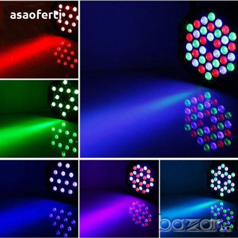 Диско прожектор с 36 цветни диода, снимка 2 - Прожектори - 20144377