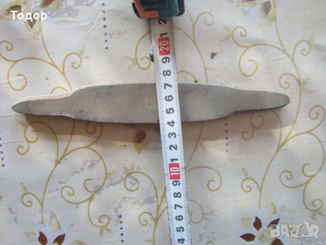 Стар брус точило белгия камък за заточване нож бръснач, снимка 2 - Колекции - 25571500