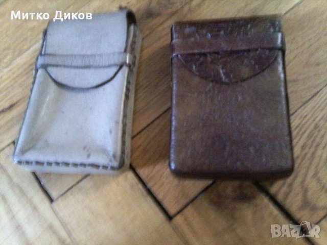 Калъвчета за цигари-карти-естествена кожа