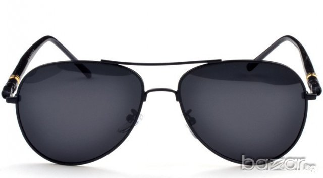 Слънчеви Очила Aviator (BLACK), снимка 5 - Слънчеви и диоптрични очила - 8495405