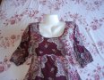 Прекрасна флорална дамска туника, М  , снимка 4