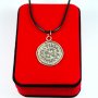 Медальон "Пръстена на Калоян" посребрен, снимка 1 - Колиета, медальони, синджири - 20478055