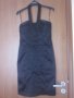 Малка черна рокля от сатен, снимка 1 - Рокли - 24118151