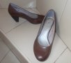 №38-Естествена кожа оригинал на Lazzarini , снимка 1 - Дамски обувки на ток - 14906892