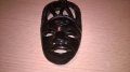 Африканска стара маска-дърво-21х11см-внос швеицария, снимка 5