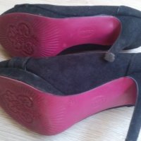 Graceland ,велурени  обувки с ток .18лв за двата чифта, снимка 4 - Други - 10535068