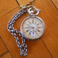 старинен  джобен часовник  - работи, снимка 2 - Антикварни и старинни предмети - 17512575
