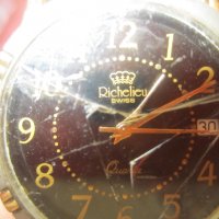 Продавам щвейцарски часовници  Два мъжки за части RICHELIEU,цена 10лв. на този с каишката и 5лв. на , снимка 3 - Дамски - 24436942