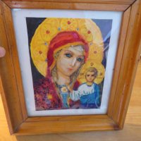 Православна икона Света Богородица с Младенеца, Дева Мария за здраве и благополучие , снимка 2 - Картини - 24999306