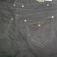 Черни еластични дънки с велур ефект” Jasmin”-design, снимка 7 - Къси панталони и бермуди - 15228629