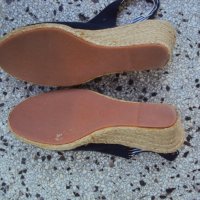 Дамски сандали от плат, снимка 3 - Сандали - 25979803
