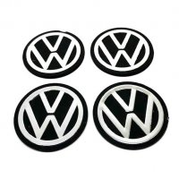 стикери метални за капачки за джанти или тасове за VW , снимка 1 - Аксесоари и консумативи - 23343510