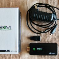 Android TV Rikomagic Mk802 Iv aндроид медиа плеър, снимка 1 - Приемници и антени - 17538089