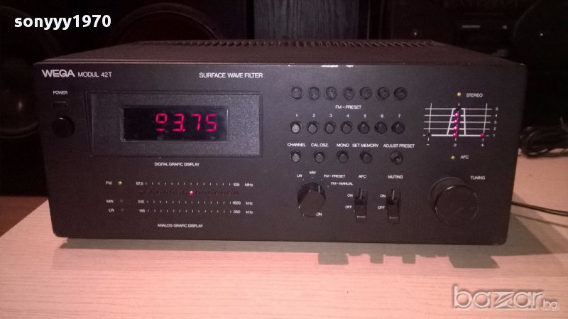 Wega modul 42t hifi tuner-west-germany-внос швеицария, снимка 1