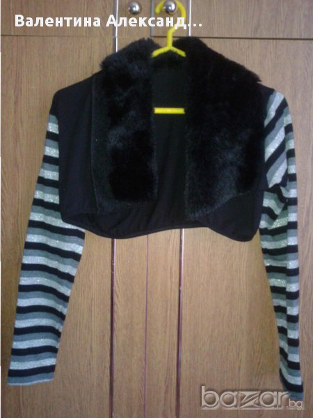 Къса дамска жилетка-тип ръкави, снимка 1