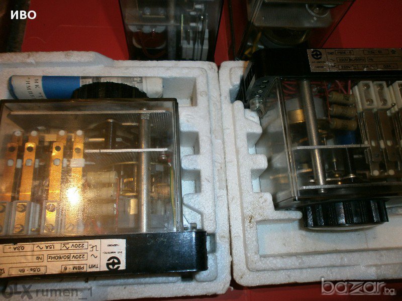 Реле време тип Рвм 6 габрово моторно реле, снимка 1
