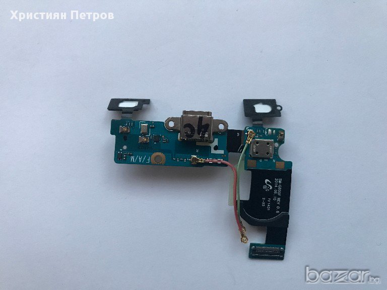 Лентов кабел с зарядна букса и сензорни бутони за Samsung Galaxy S5 mini, снимка 1