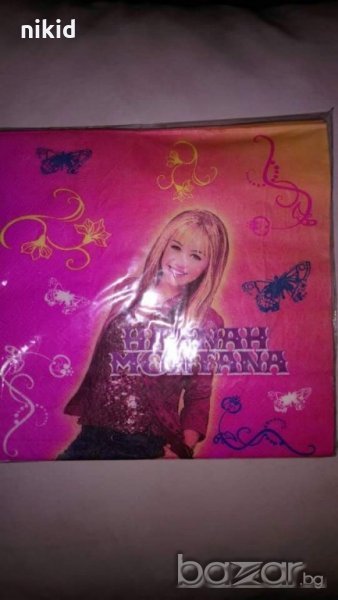 Хана Монтана Hannah Montana 10 парти салфетки за рожден ден, снимка 1