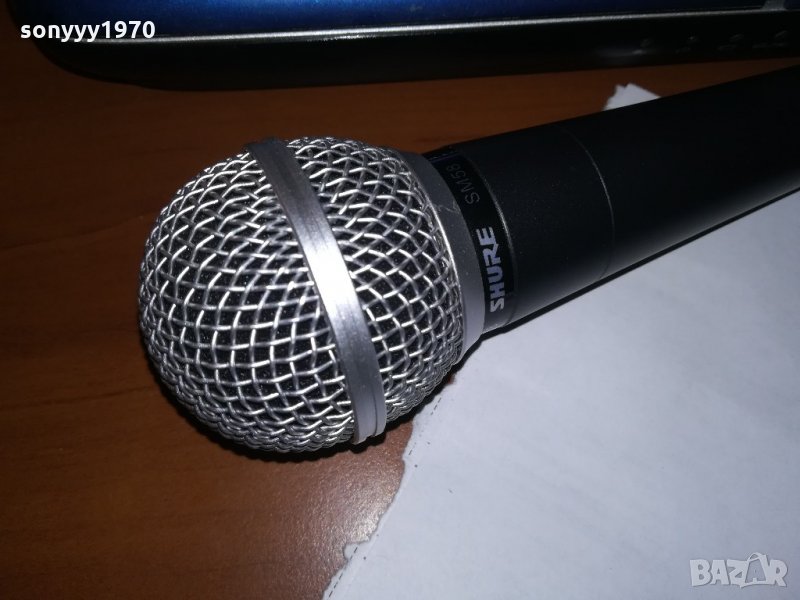 shure sm58-microphone-профи микрофон-внос SWISS, снимка 1