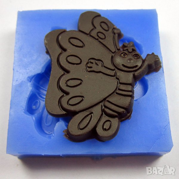 Сладка пеперуда пеперудка силиконов молд форма за декорация торта фондан шоколад мъфини, снимка 1
