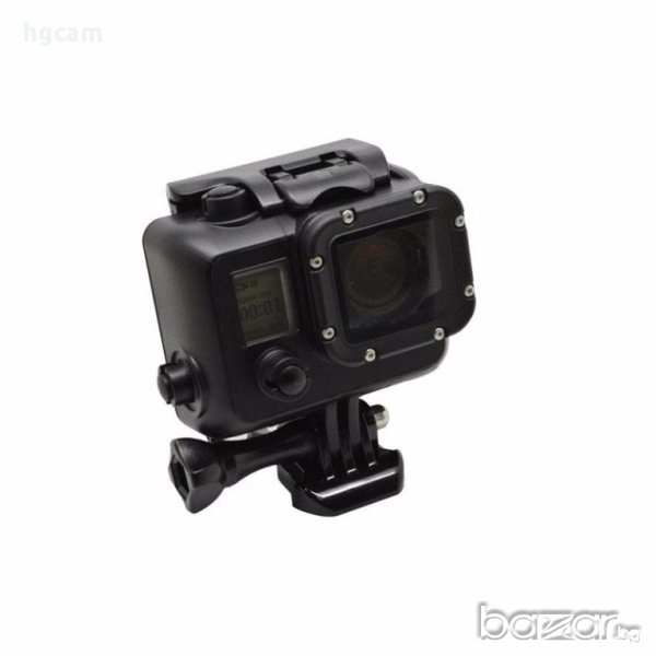 Водоустойчив корпус за GoPro Hero 3/3+/4, Черен, снимка 1